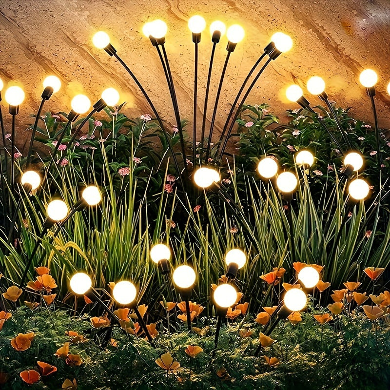 SolarFirefly Solar LED Garden Lights for Outdoor Decorative Landscape Lighting