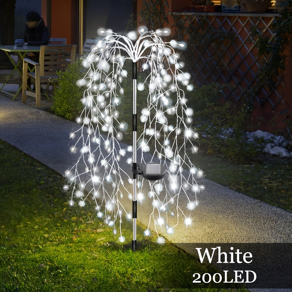SolarGlimmer - Solar Powered Garden Lamp with 8 Lighting Modes