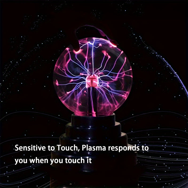 PlasmaGlow - Interactive LED Plasma Ball with USB
