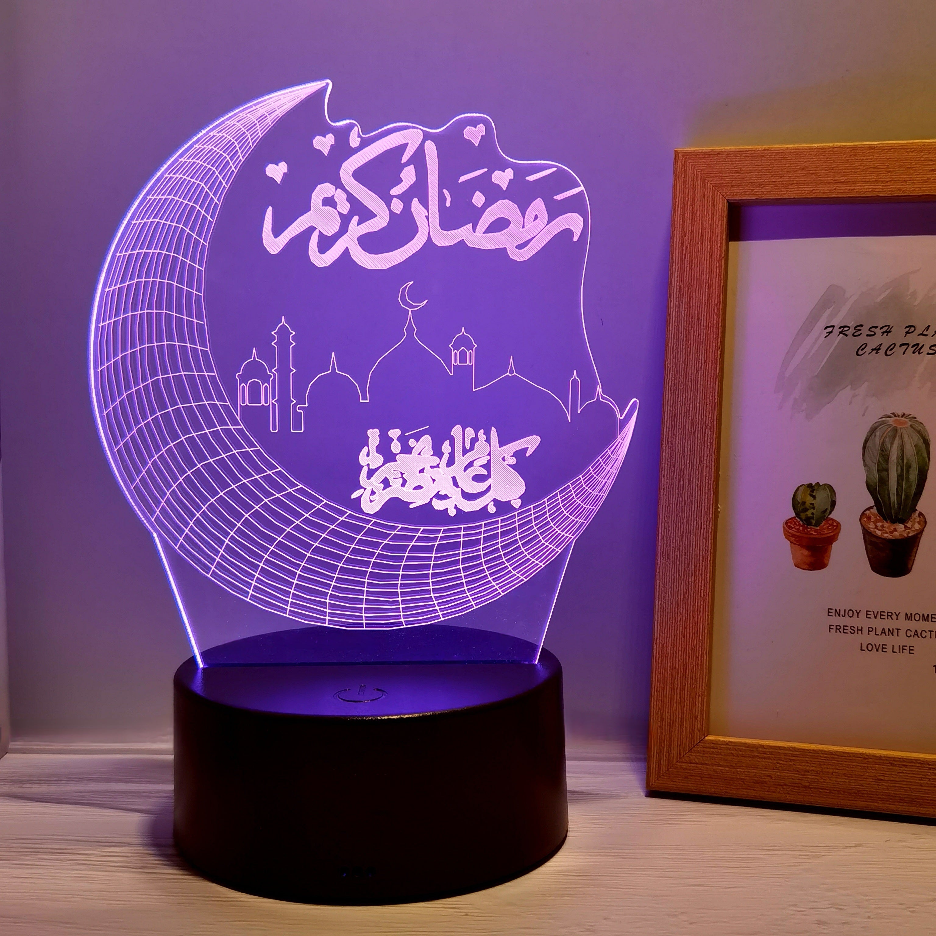 MoonPalace - 3D Colorful Night Light Touch