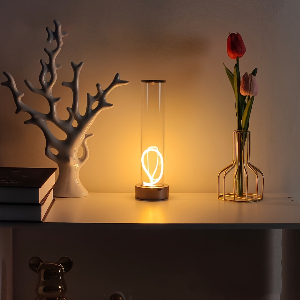 LumiFlex - Stylish LED Table Lamp with USB Charging Function