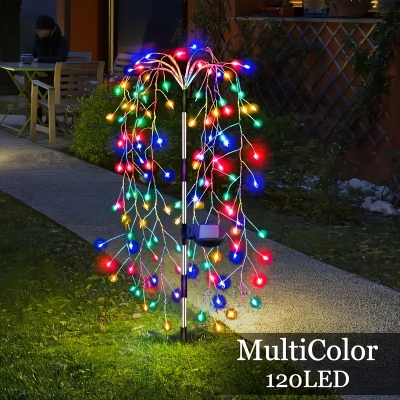 SolarGlimmer - Solar Powered Garden Lamp with 8 Lighting Modes