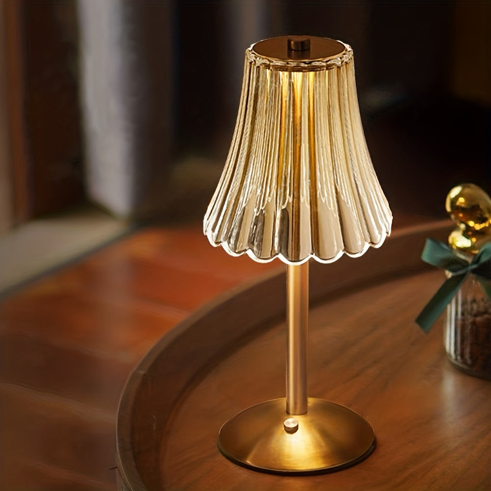 Crystaluxe Lamp - LED Crystal Table Lamp with Touch Function