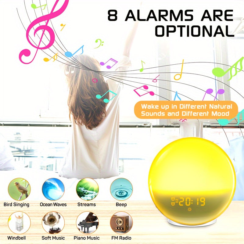 AlarmGlow – Smart Solar Light with Dual Alarm Clock