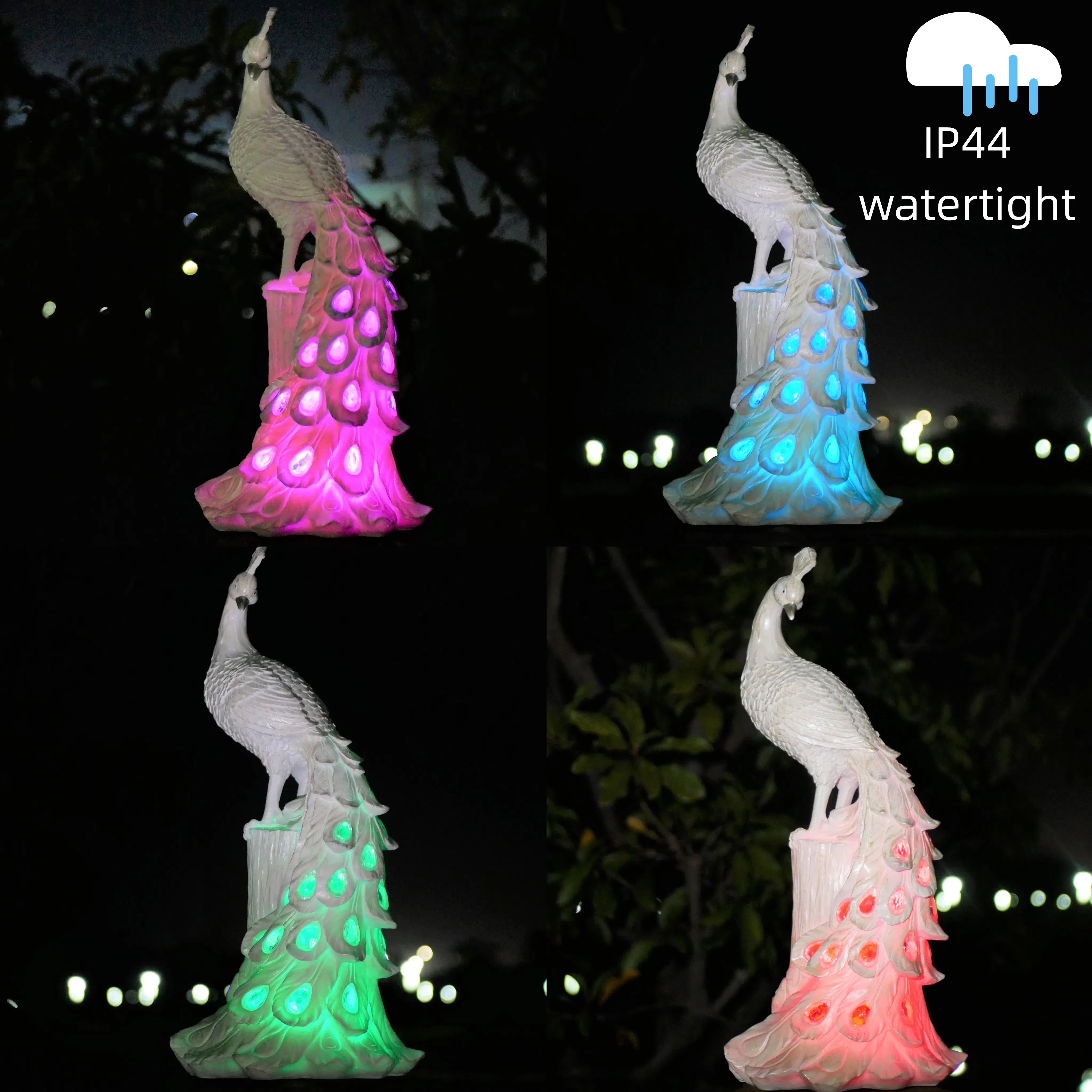 OlarPeacock – Colorful Solar Garden Spike