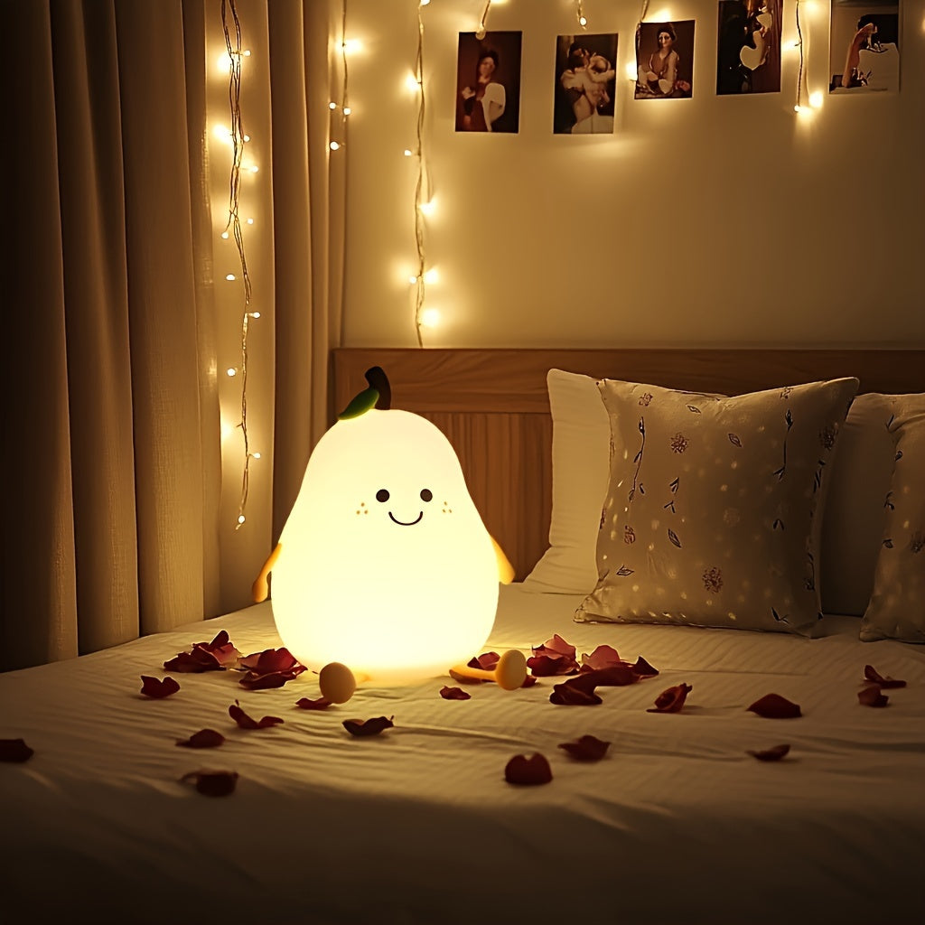 PearGlow Lamp - Dimmable USB Rechargeable LED Lamp
