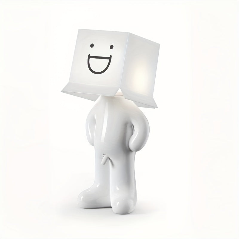 CartoonGlow Lamp - USB Table Lamp with LED and Button Control