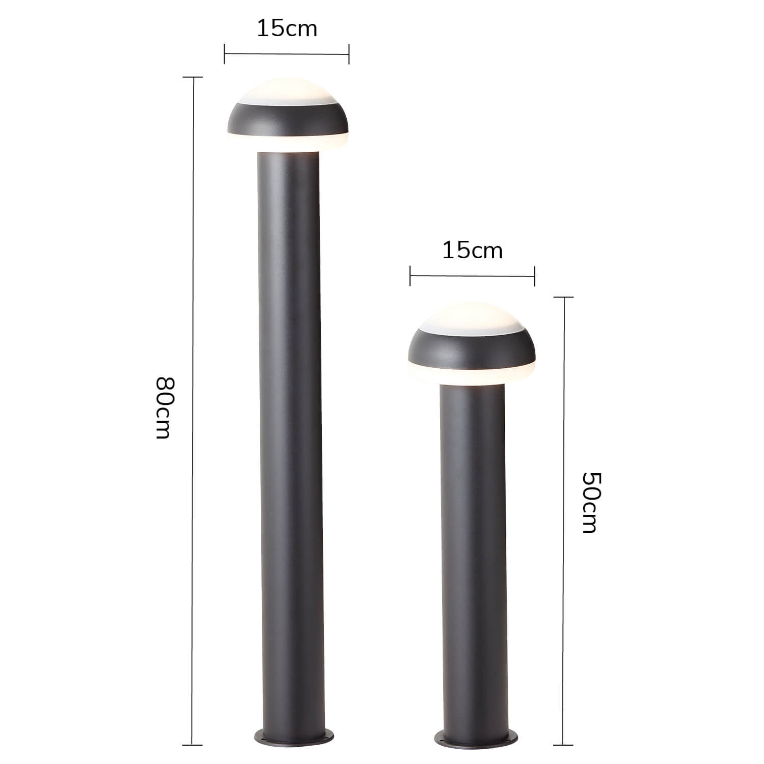 LumaPillar - Modern LED Bollard Lights for Outdoor