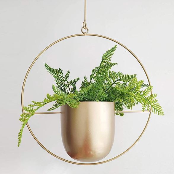 Elegance Scandinavian Metal Hanging Planters – Minimalist Indoor & Outdoor