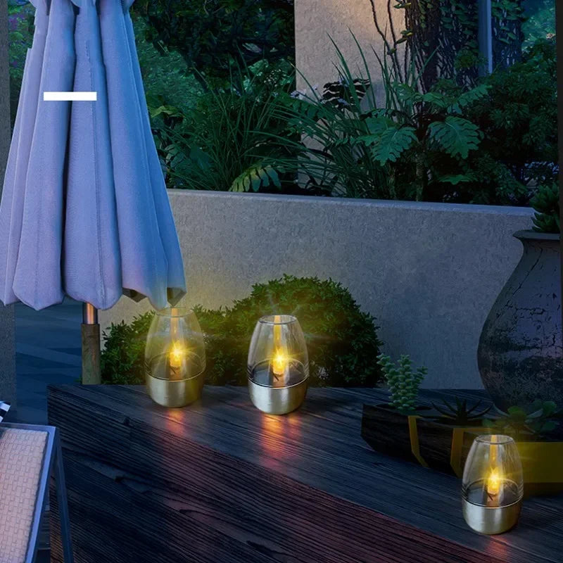 Sun Glow – Elegant Solar Lantern for Garden and Terrace