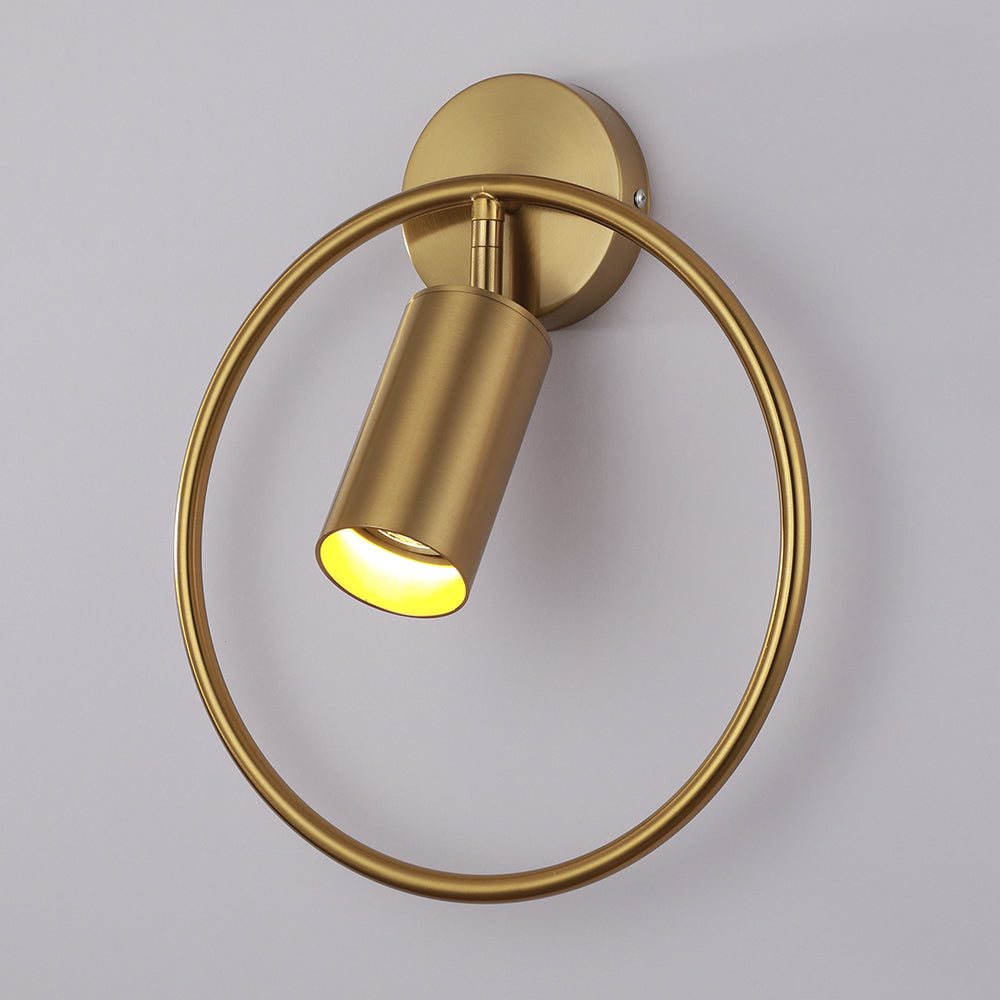 Flame of Luxury – Elegant Gold Wall Lamp for Mood Lighting