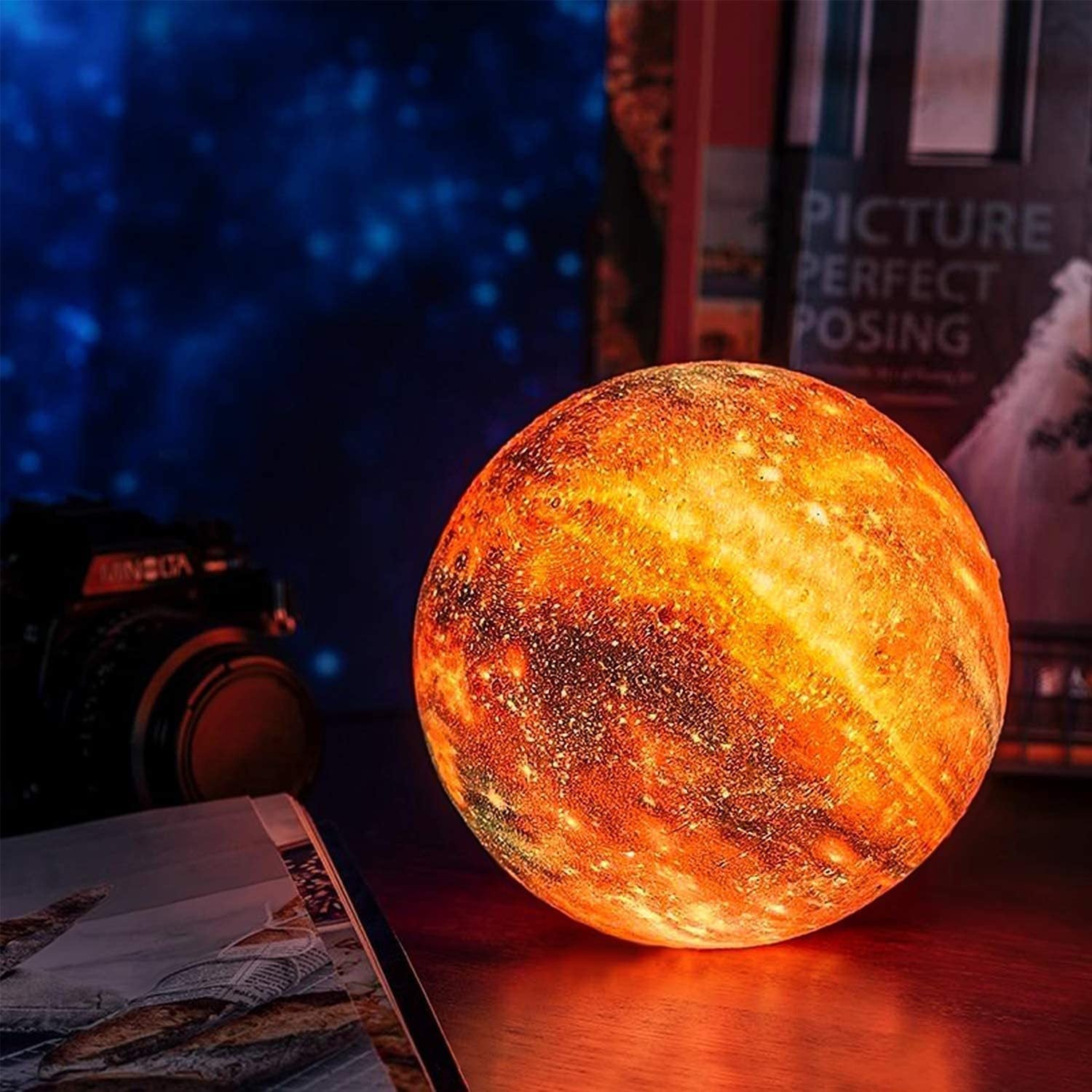 Moonbright Lamp - Dreamy Stars Night Lamp with Rechargeable Touch Control