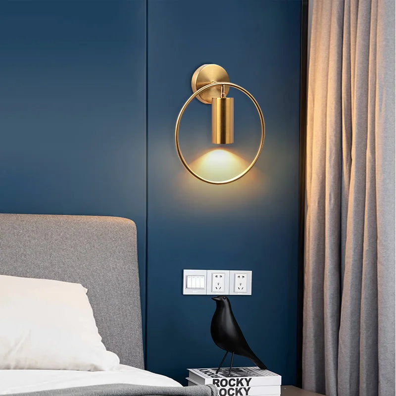 OpulentGlow Heat Lamp - Golden Elegance for Your Interior